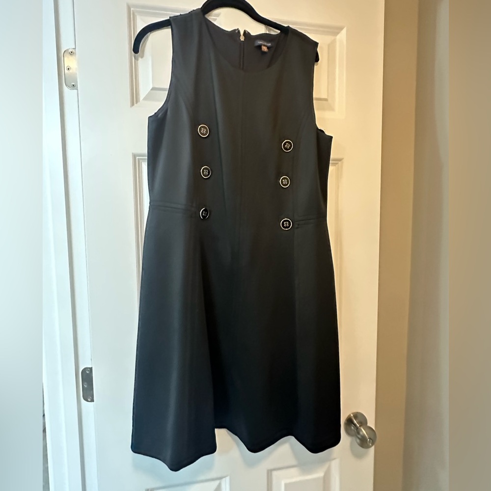 Midi Button Tommy Hilfiger Black dress
